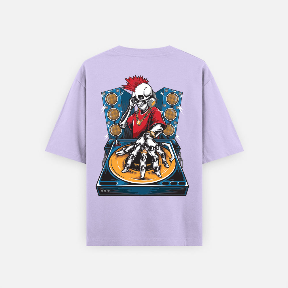 Beat the Drop Skeleton DJ T-Shirt – Streetwear Music Lover Tee for Men & Women