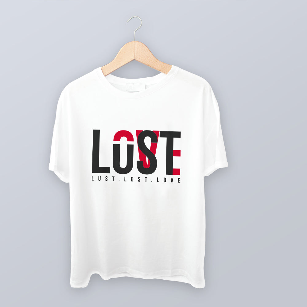 LOST Printed T-Shirt for Women | Premium Cotton Casual Tee