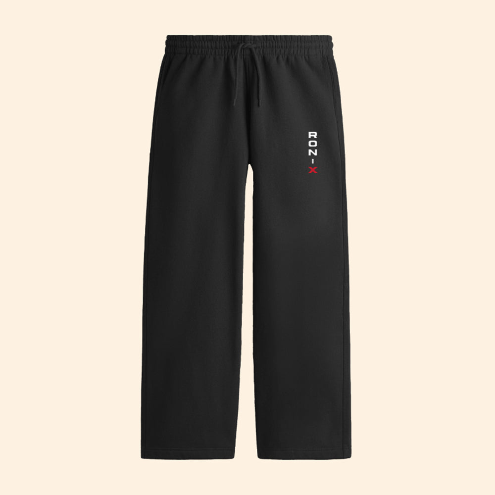 Ron-X Minimal Black Sweatpants