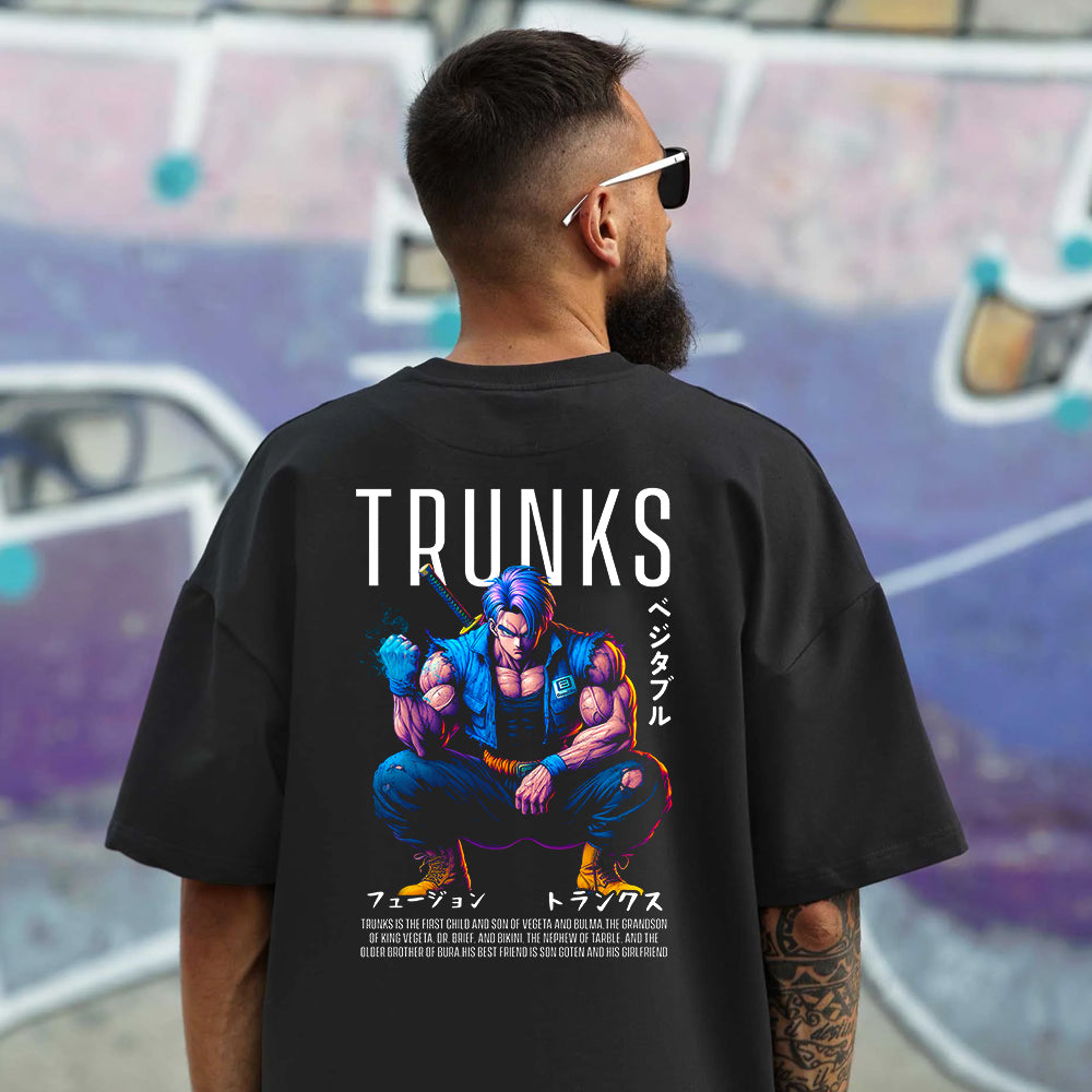 Ron-X Trunks Anime Unisex Oversized Standard T-Shirt